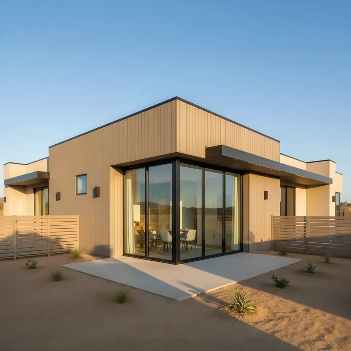 Haven Ridge Courtyard ACB-DG-004 custom casita design with private courtyard and Arizona exterior style