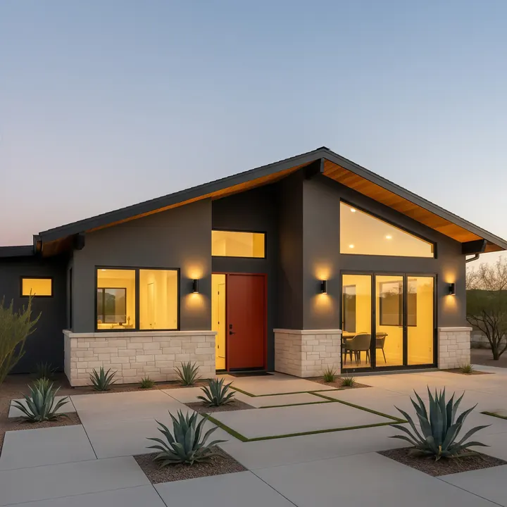 Cinder Ridge Studio ACB-DG-033 compact studio casita design for a custom Arizona ADU