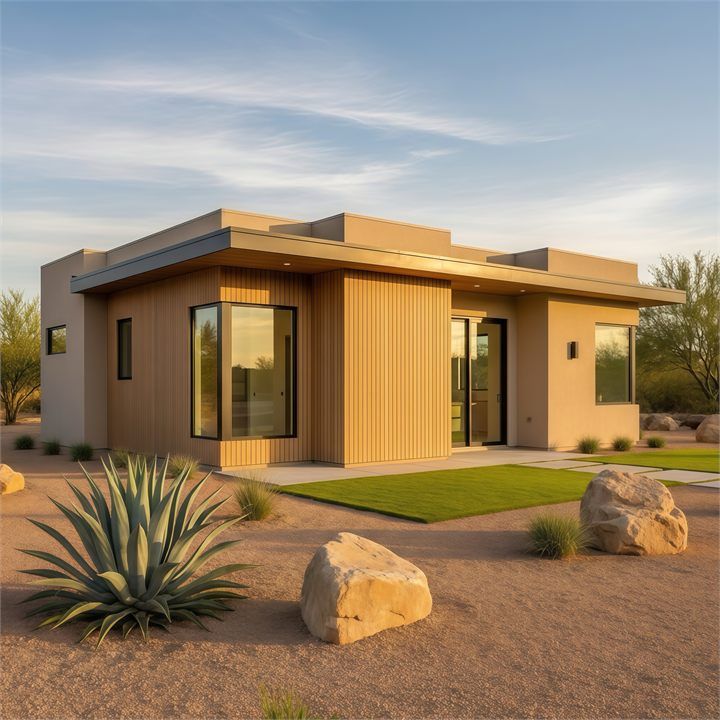 Poolside Studio ACB-DG-050 Arizona poolside casita design for backyard guest house planning