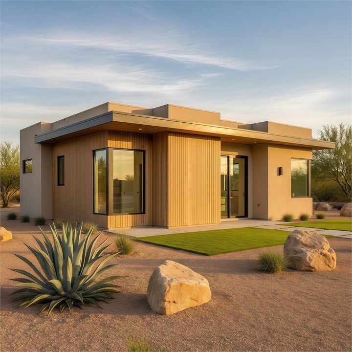 Poolside Studio casita design for Arizona backyard guest house planning